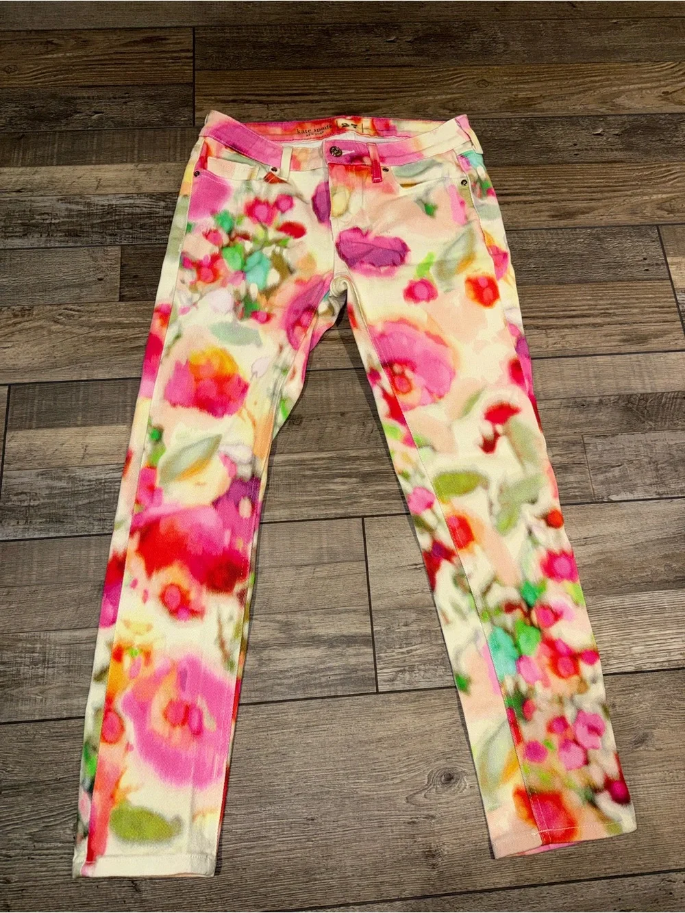 Kate spade Floral Jeans Size 27 EUC